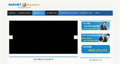 Desktop Screenshot of baohiembaoviethanoi.com